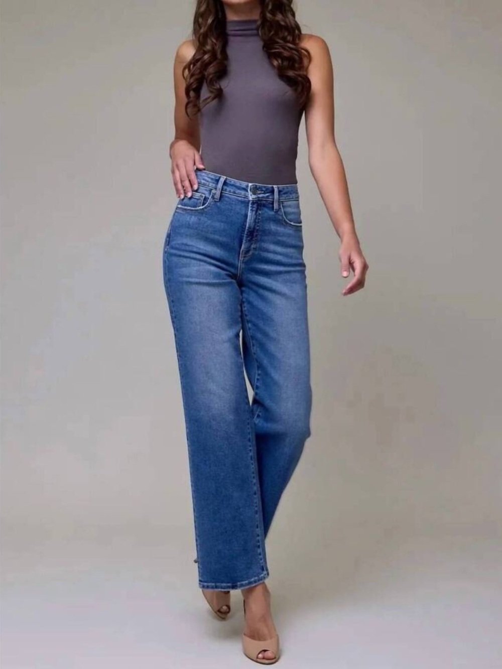 Hidden Ella High Rise Wide Leg Jeans Size 26